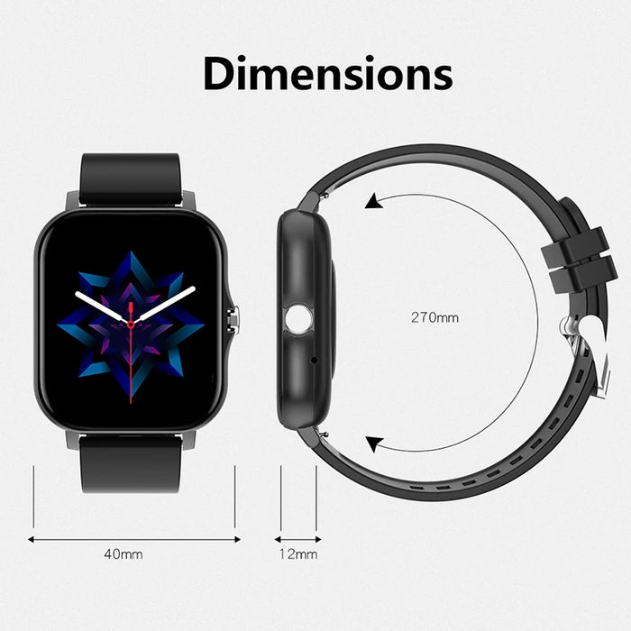 Unisex Fitness Smartwatch with Health Tracker