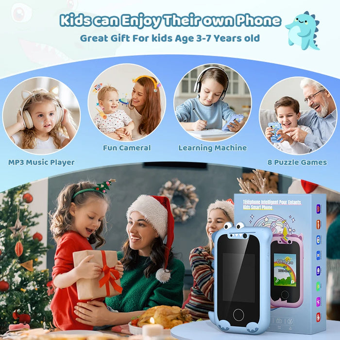 Kids Toy Phone, Dual Camera, Music Player & Games