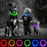 USB Rechargeable Fiber Optic Collar Pet Dog LED Light Collar Luminous Anti-Lost Dog Collar USB Rechargeable Dog Necklace Collar