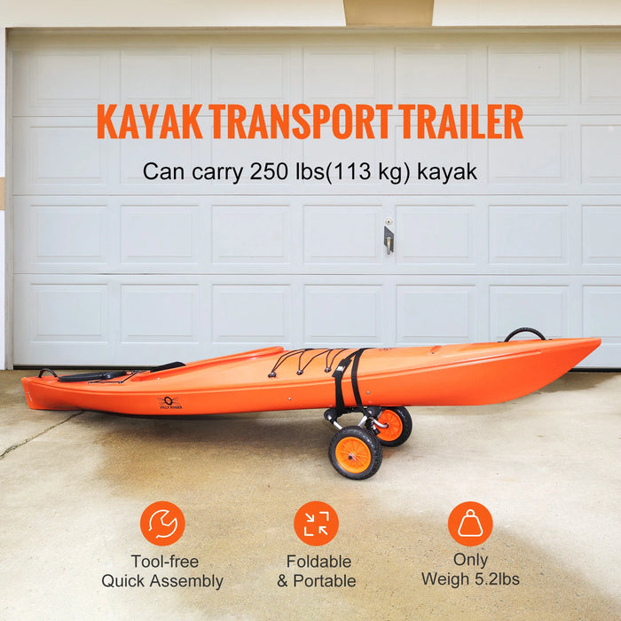 SucceBuy Heavy-Duty Kayak Dolly.