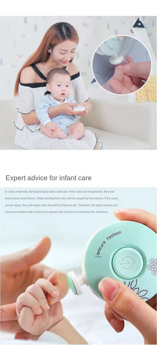 Safe-Touch Electric Nail Trimmer for Newborns