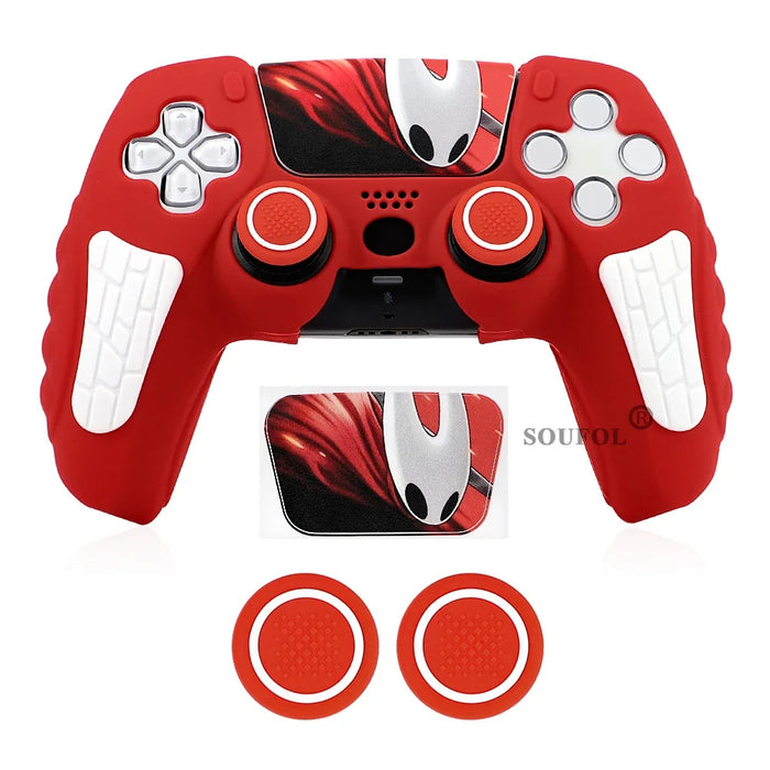 Protective Cover Skin for PS5 Controller Silicone Cover for PS5 Controller Anti-slip Silicone Case Thumb Grips Accessories
