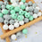 LOFCA 100pcs Premium 9mm Silicone Teething Beads – BPA-Free Food Grade DIY Beads