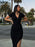 Solid Fashion Turn-Down Collar Midi/Maxi Dress