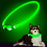 USB Rechargeable Fiber Optic Collar Pet Dog LED Light Collar Luminous Anti-Lost Dog Collar USB Rechargeable Dog Necklace Collar
