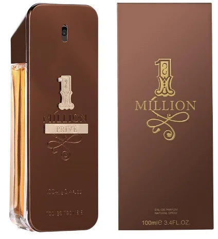 100 ML Million Lucky Priv By Paco Rabanne For Men's Eau De Toilette TESTER 3.4 fl oz Men's Cologne New in Box USA