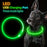 USB Rechargeable Fiber Optic Collar Pet Dog LED Light Collar Luminous Anti-Lost Dog Collar USB Rechargeable Dog Necklace Collar