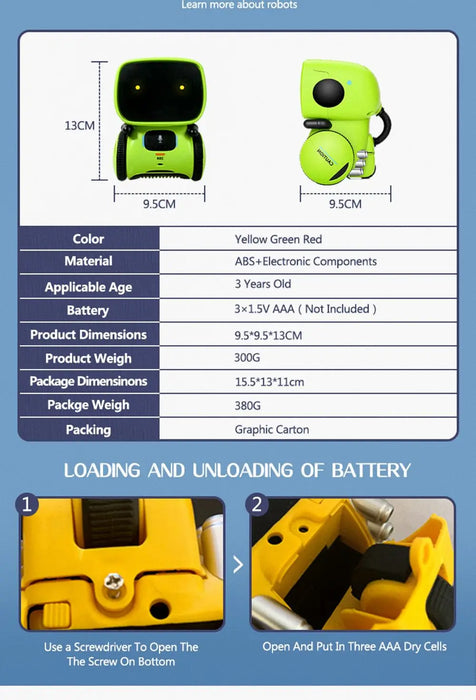 Smart Interactive RC Robot Toy