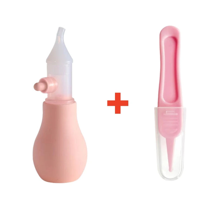 Silicone Baby Nasal Aspirator & Nose Cleaner Pump