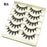 Black Eye Lashes Cat Eye Lashes Cross Strip False Eyelashes Natural Long Cosplay Makeup 5 pairs Mink Eyelash Extension Cilios