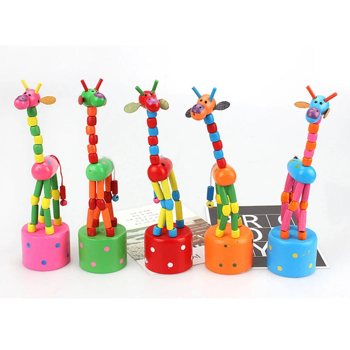 Educational Wooden Giraffe Toys for Children
