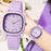 Casual Silicone Strap Quartz Watch