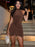 Weird Puss Cross Ruffle Party Dress