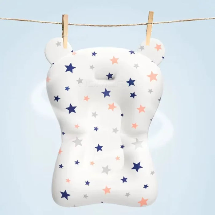 Adjustable Floating Baby Bath Support Pad – Ergonomic Newborn Safety Bather