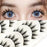 Black Eye Lashes Cat Eye Lashes Cross Strip False Eyelashes Natural Long Cosplay Makeup 5 pairs Mink Eyelash Extension Cilios